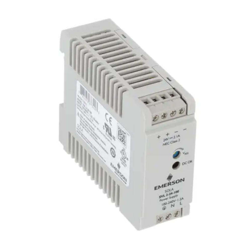 SVL224100 SOLAHD SVL DIN RAIL, ESSENTIALS ONLY POWER SUPPLY, 50W, 24V OUTPUT, 85-264VAC INPUT (SVL 2-24-100)